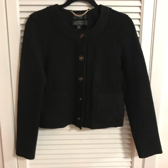 J. Crew Black Button-Front Cardigan - Picture 8 of 16
